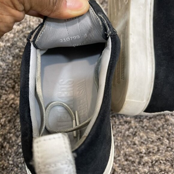 The Good Shoe Sneakers By Grenson Womens Suede Leather Sneakers Black UK 5 US 8 - Picture 9 of 10